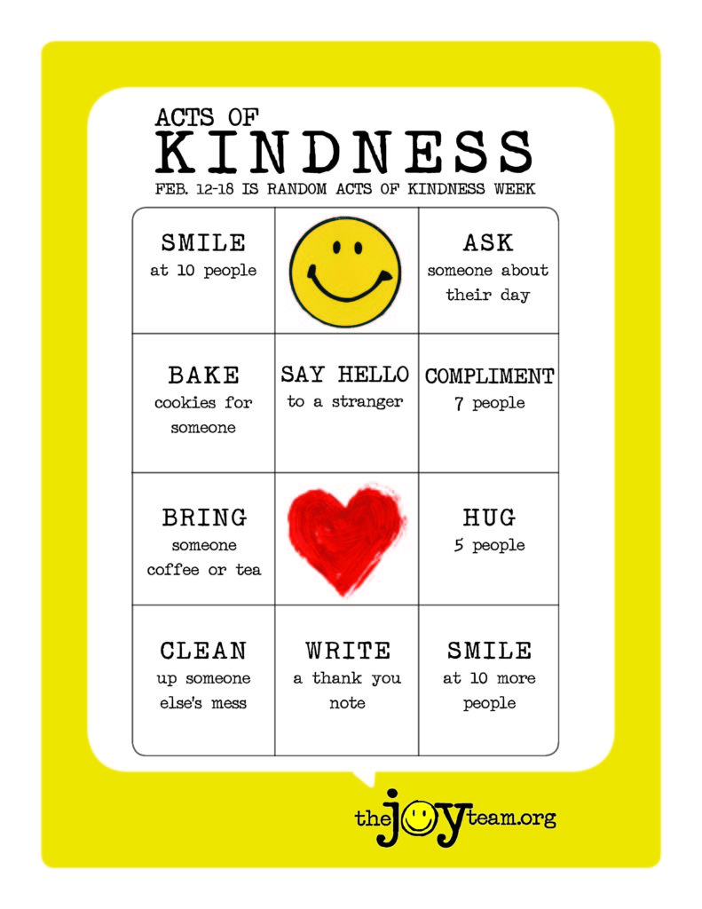 Random Acts Of Kindness Week